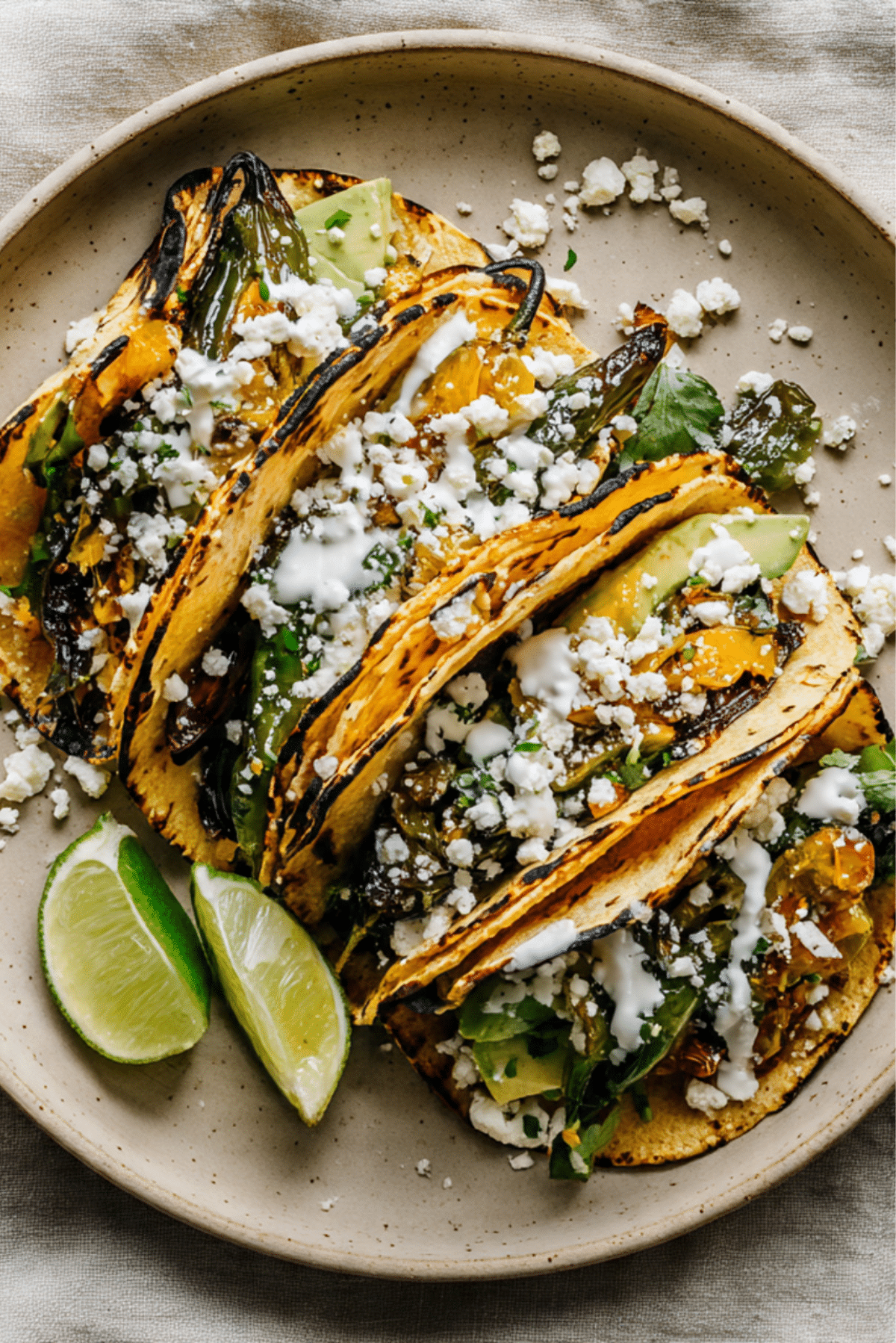 Crafting Delicious Roasted Poblano Breakfast Tacos