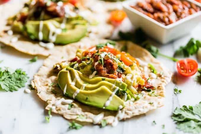 Quick & Easy Roasted Sweet Potato Poblano Tacos Recipe